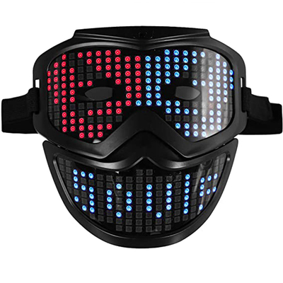 Party Festival Smart Bluetooth LED Face Mask Programmable App Controlled