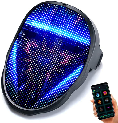 Face Changing Smart LED Face Mask USB Rechargeable Customizable Pattern