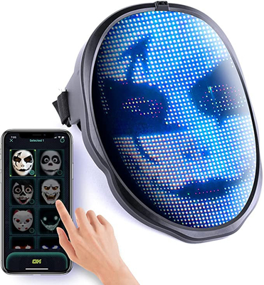 App And Gesture Control Smart LED Face Mask Rechargeable