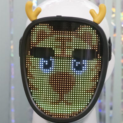17x14.5x3.5cm Smart LED Face Mask Gift For Kids 10 Dynamic 40 Static Image