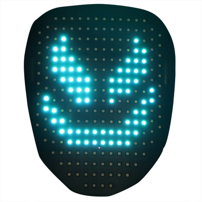 Halloween LED Adult Face Mask Gesture Control Face Changing USB Type C Charging