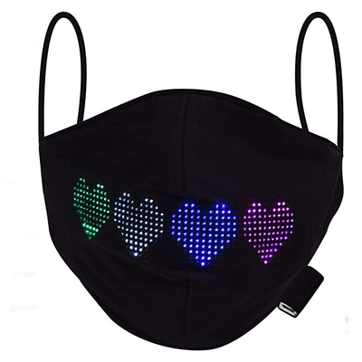 Digital Electronic Display Programmable LED Face Mask For Party Christmas