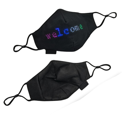 APP Control Programmable LED Face Mask Customizable Fashion Rechargeable