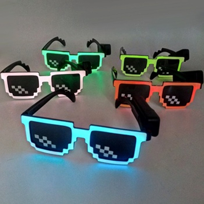 Mosaic Light Up LED Sunglasses Glowing With 3 Luminous Modes