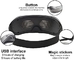 APP Control Programmable Led Glasses Customizable Patterns USB Charging