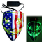 American Flag Pattern Halloween LED Face Mask 3 Flashing Modes