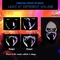 Rave Voice LED Face Mask Sound Reactive Venom Design