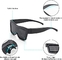 USB Rechargeable Programmable Led Glasses Text Graffiti Animation Music Rhythm Modes