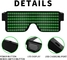 Parties Nightclub Dynamic LED Glowing Glasses With Flashing Patterns