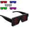 Luminous Glowing LED Flash Glasses Eye Wear 11 Adjustable Patterns Halloween