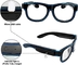 Wireless Luminous LED Glasses USB Charge 10 Difference Colors