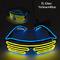 Light Up Shutter LED Glasses Neon El Wire Luminous Flashing Portable