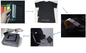 Flashing Glowing Sound Activated LED T Shirt 2xAAA