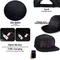 Black Bluetooth LED Hat With Display Programmable Mobile App Control