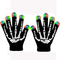Fingertips LED Light Gloves Flashing 3 Colors 6 Modes Skeleton