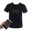 Bluetooth Smart LED Lighting T Shirt Mobile APP Control Prgrammable Word