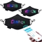 Party Festival Programmable LED Face Mask Bluetooth App Controlled USB Rechargeable